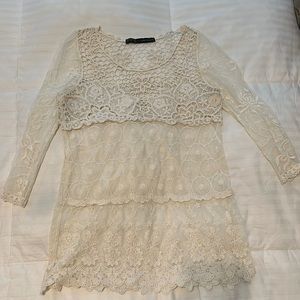 Lace too from Zara